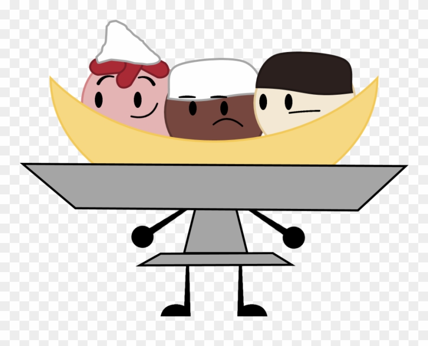 Banana Split Pose - Portable Network Graphics Clipart