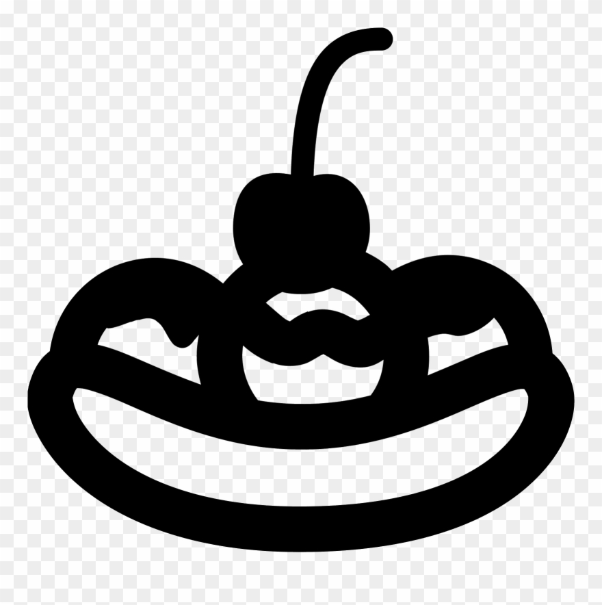 Banana Split Icon - Banana Split Icon Png Clipart