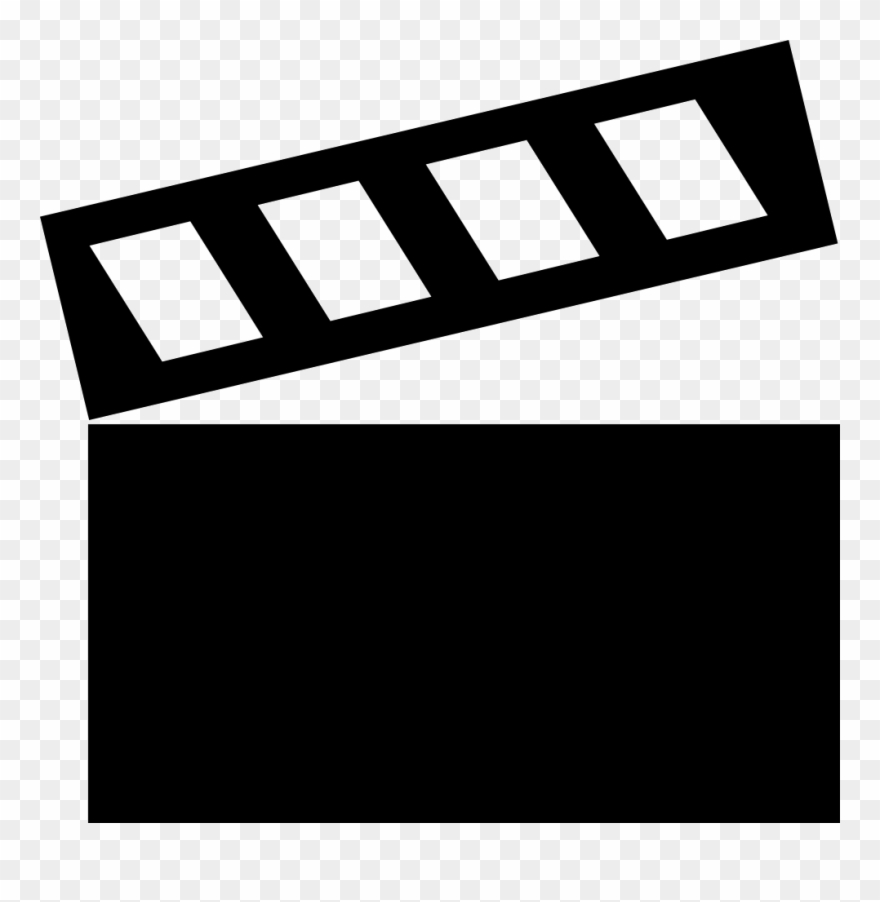 Si Glyph Clapboard Comments - Clapboard Png Clipart