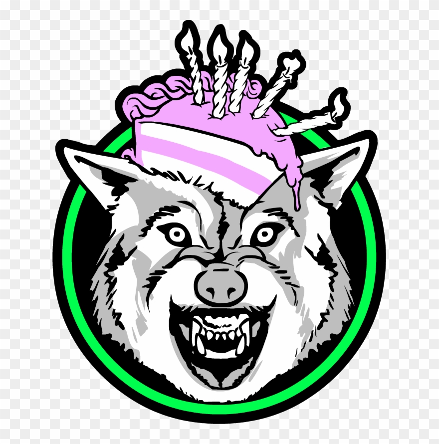 Cake Wolf Clipart