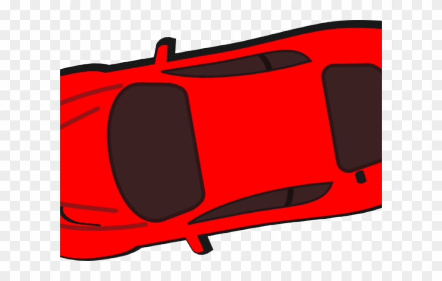 Vehicle Clipart Top View - Car Clipart Top View - Png Download