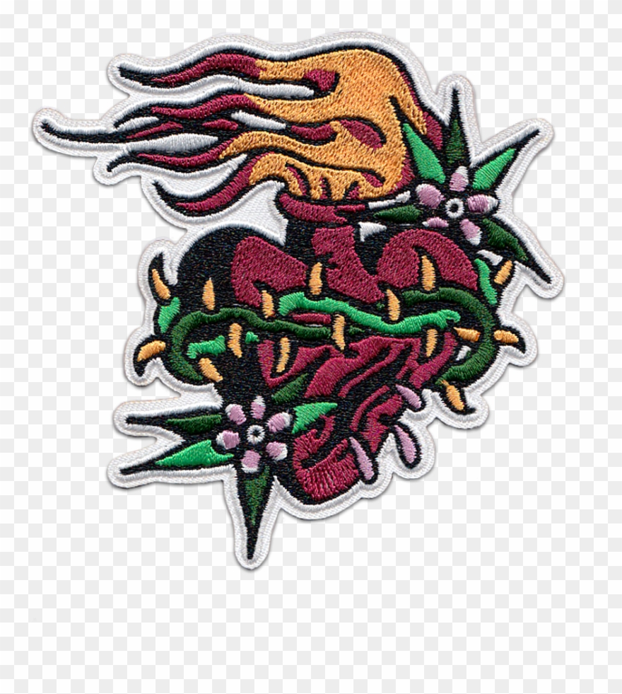 'lindauer Sacred Heart' Patch - Heart Clipart