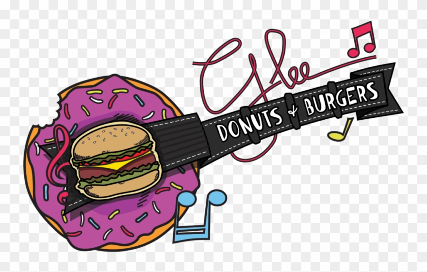 In 2015, Glee Donuts & Burgers Joined The Fountain - Glee Donuts And Burgers Clipart