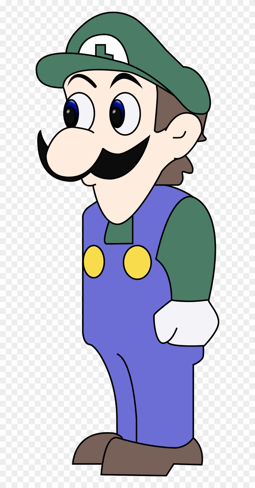 Both Versions Transition You Into Water, But The Exe - Luigi Mario Is Missing Clipart