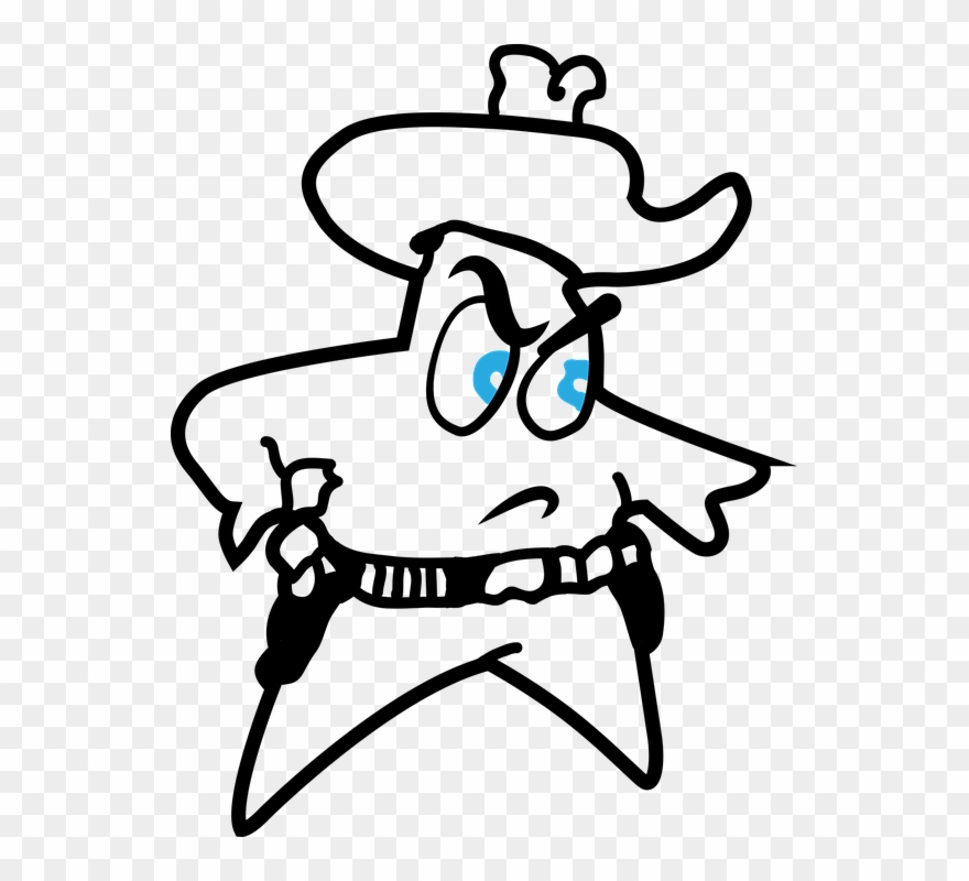Cowboy, Sheriff, Star, Stars, Western - Sheriff Stars Clipart