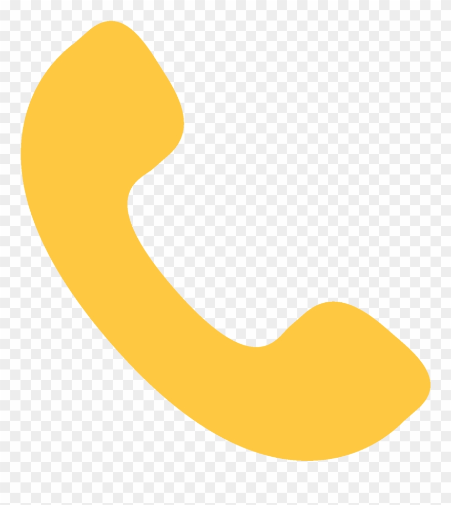Icon Telephone Yellow Png Clipart