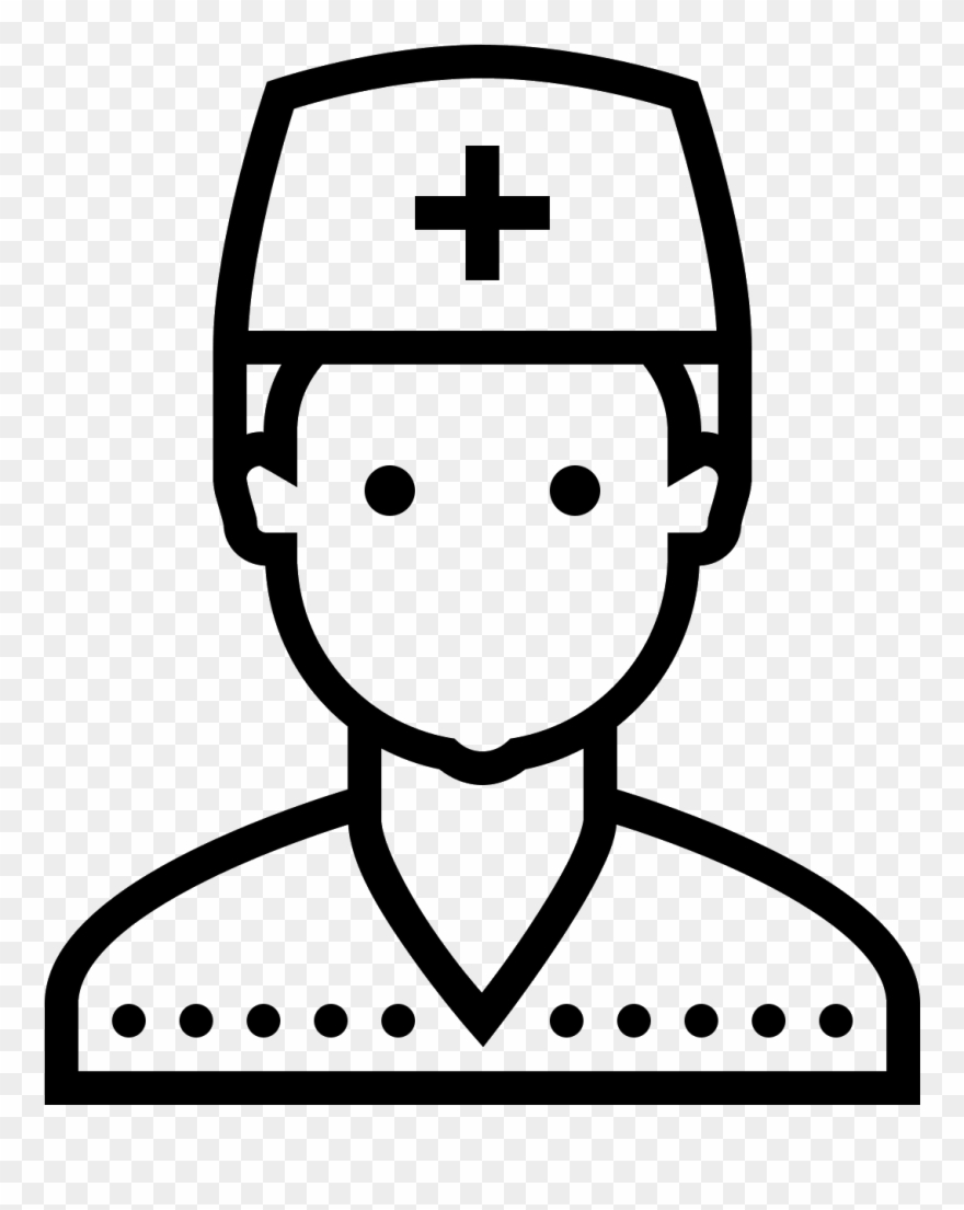 Medical Doctor Icon - Man Line Icon Png Clipart