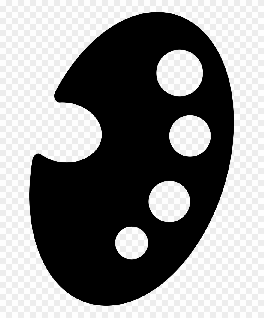 Painters Palette Tool Comments - Circle Clipart