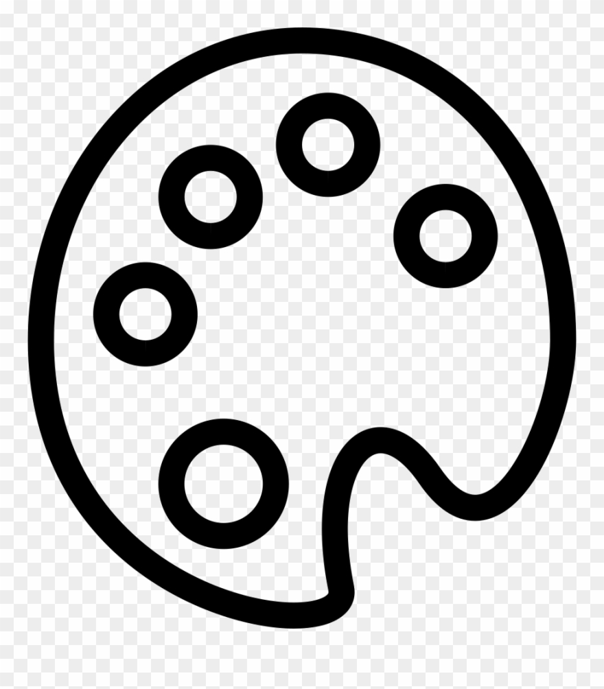 Painting Pallet Streamline Comments - Painting Clipart