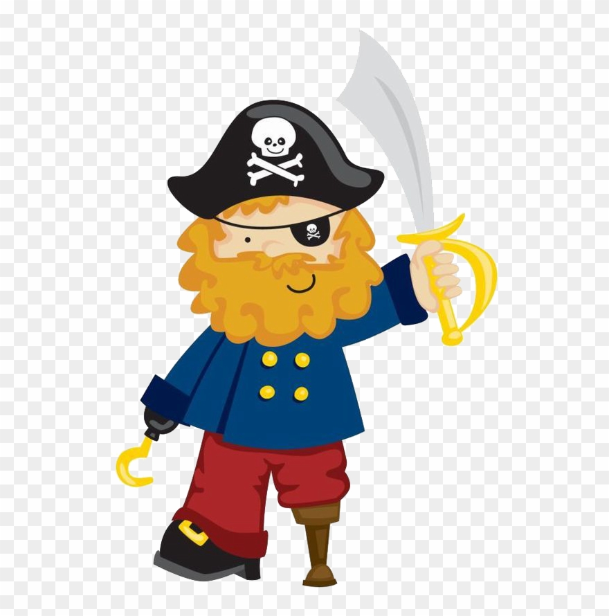 Piracy Free Content Pirate Party Clip Art - Pirate Clipart - Png Download