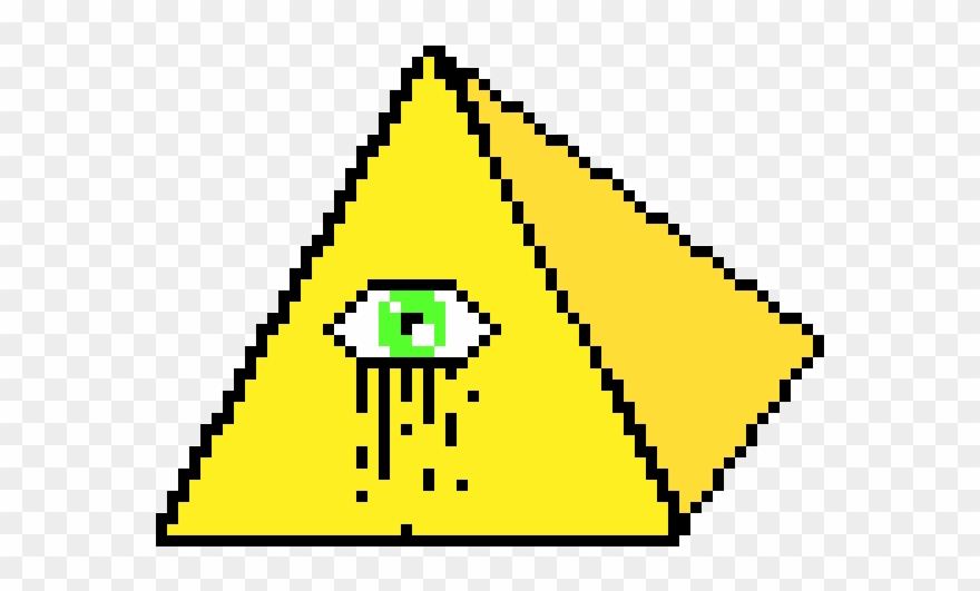 Pixel Art Maker - Illuminati Eye Pixel Clipart
