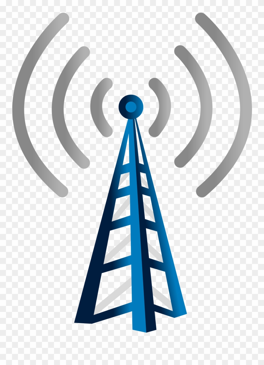Communication Tower Png Pic - Cell Phone Tower Clip Art Transparent Png