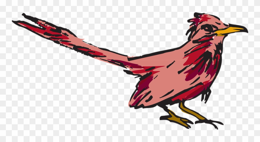 Red Bird Clipart 15, Buy Clip Art - นก เคลื่อนไหว การ์ตูน บิน - Png Download