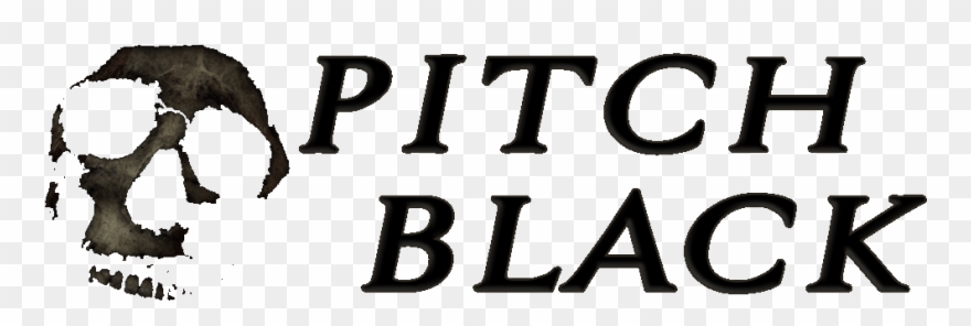 Pitch Black Attraction - Black-and-white Clipart