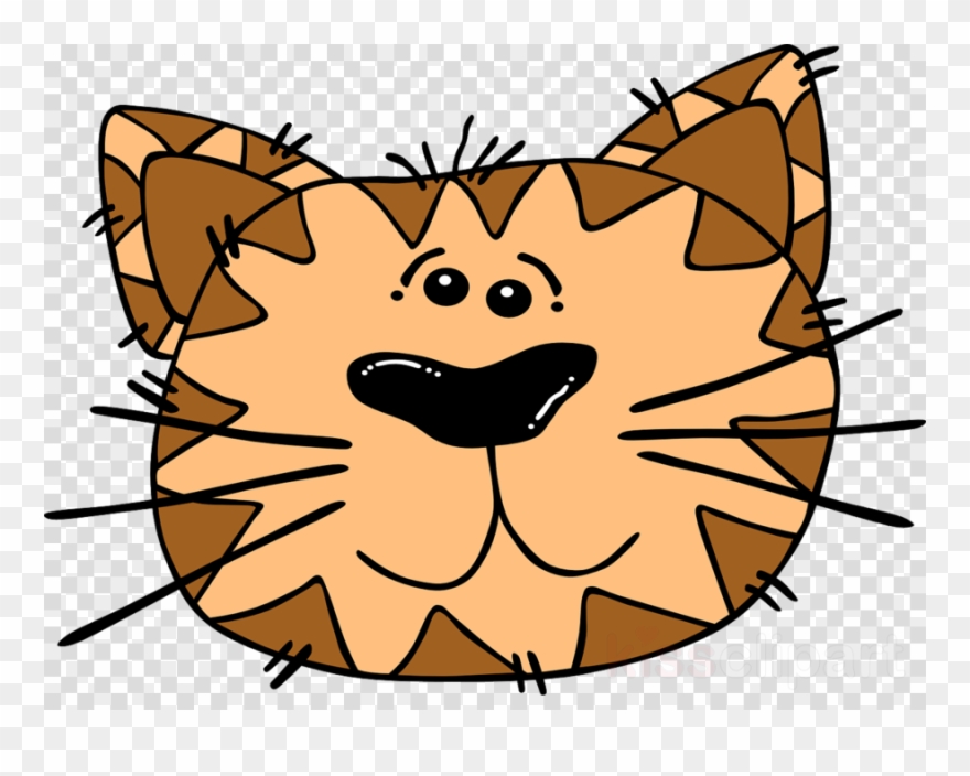 Whisker Clipart Cat Kitten Clip Art - Кошка Картинки Рисунки Голова - Png Download