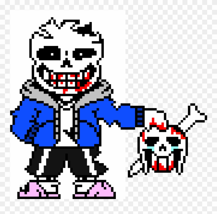 Insane Sans - Pixel Art Clipart
