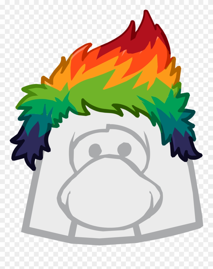 The Rainbow Sweep Icon - Club Penguin Optic Headset Clipart