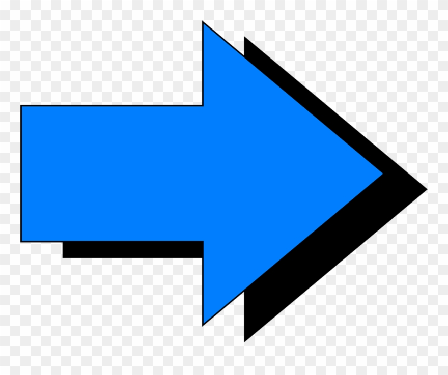 Free Arrow Image - Blue Arrow With No Background Clipart