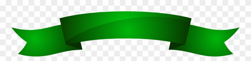Green Banner Ribbon Png Clipart