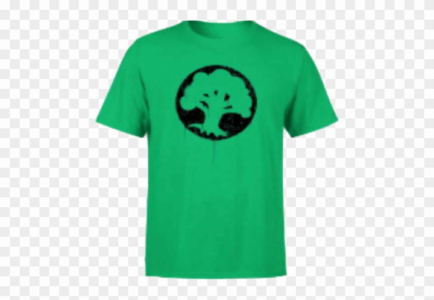 Magic The Gathering Green Mana Splatter Men's T-shirt - Good Vibes Jason Mraz Clipart