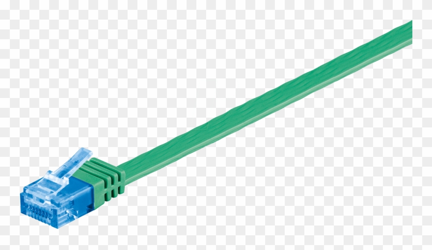 6a Flat 0050 Patch Green - Goobay Cat 6a Flat-patch Cable U/utp, Violet Copper Clipart
