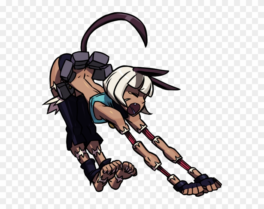 Fortune Taunts By Stretching And Yawning - Ms Fortune Skullgirls Taunt Clipart