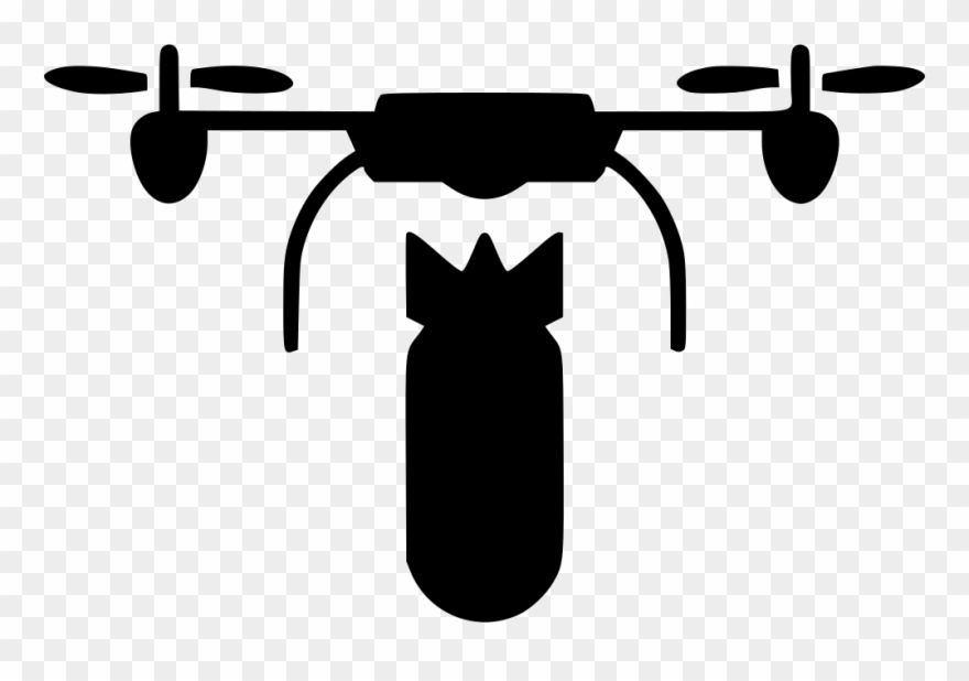 Bomber Png Icon Free Download Onlinewebfonts Com - Logo Drone Png Clipart
