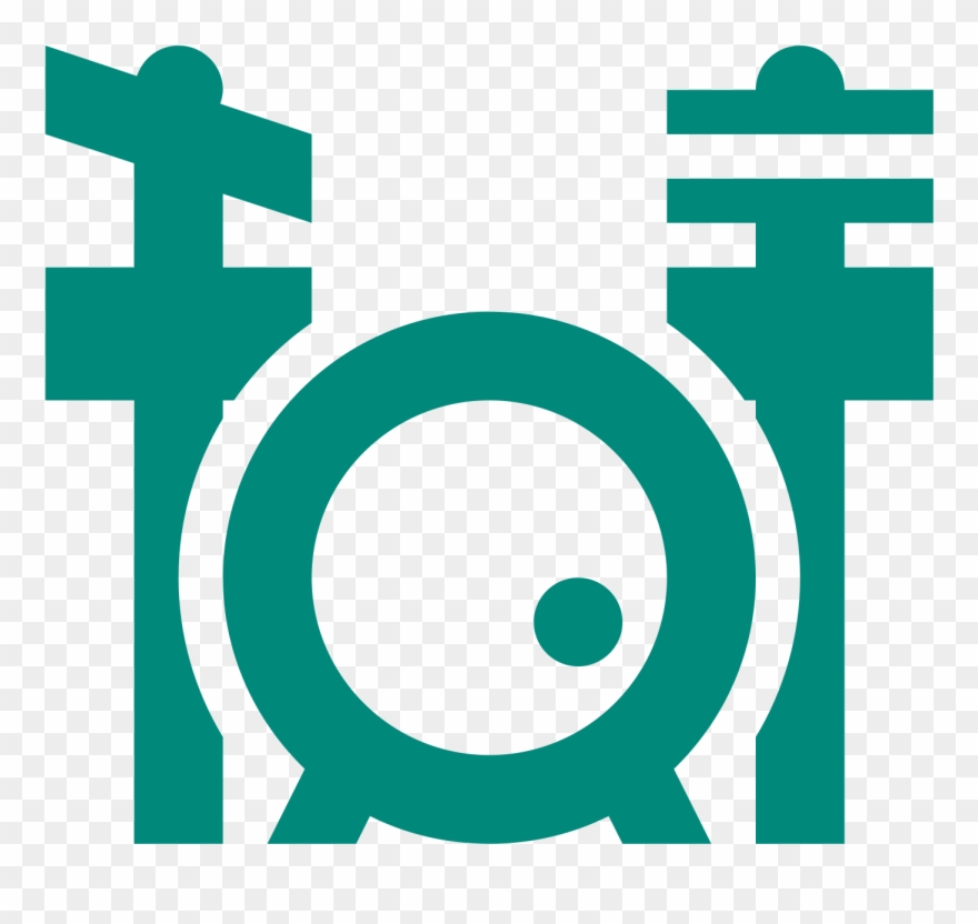 Drum Set Icon - Portable Network Graphics Clipart