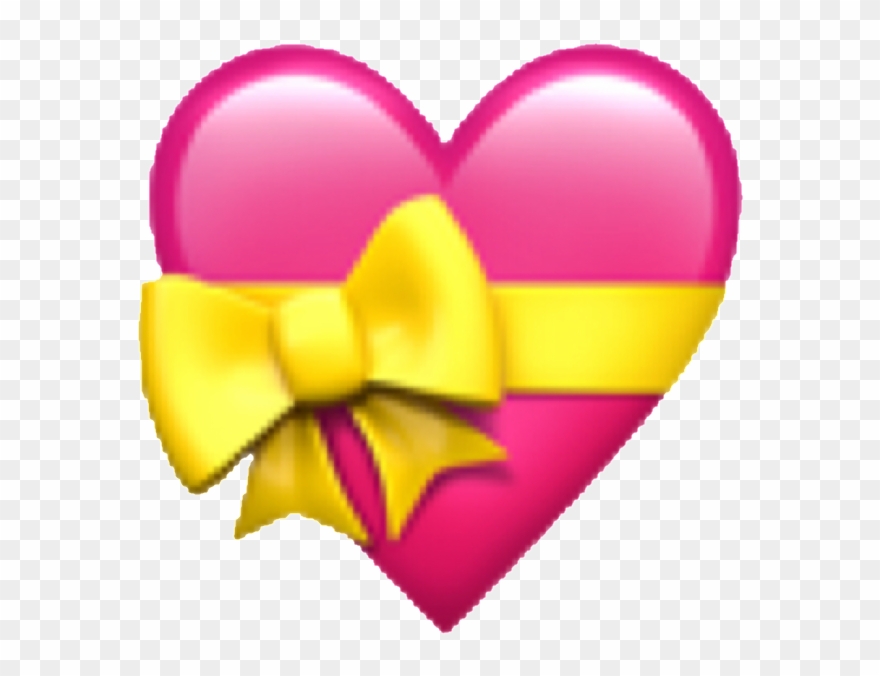 Ios Emoji✨ Emoji Iphone Ios Heart Hearts Spin Edit - Iphone Heart Emoji Png Clipart