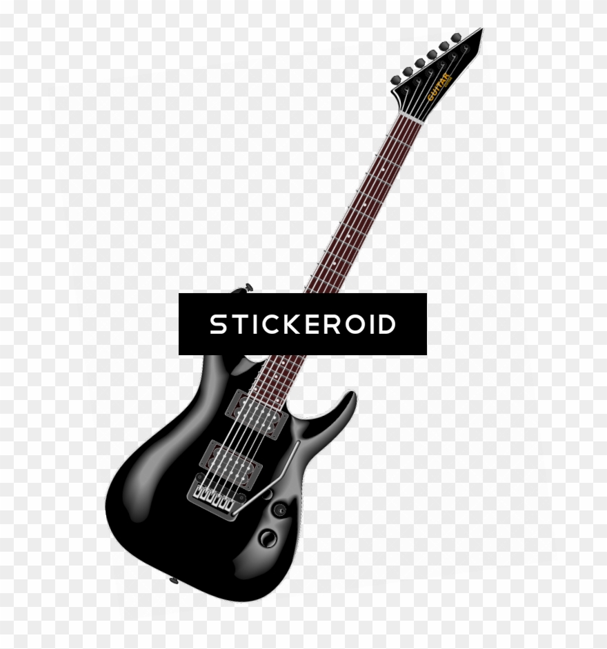 Cartoon Guitar Clip Art - Guitar Clip Art - Png Download