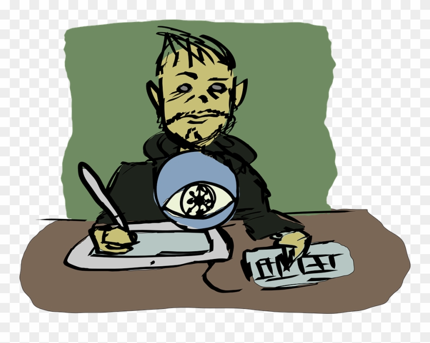 Gambar Orang Kartun Kantor Png Clipart