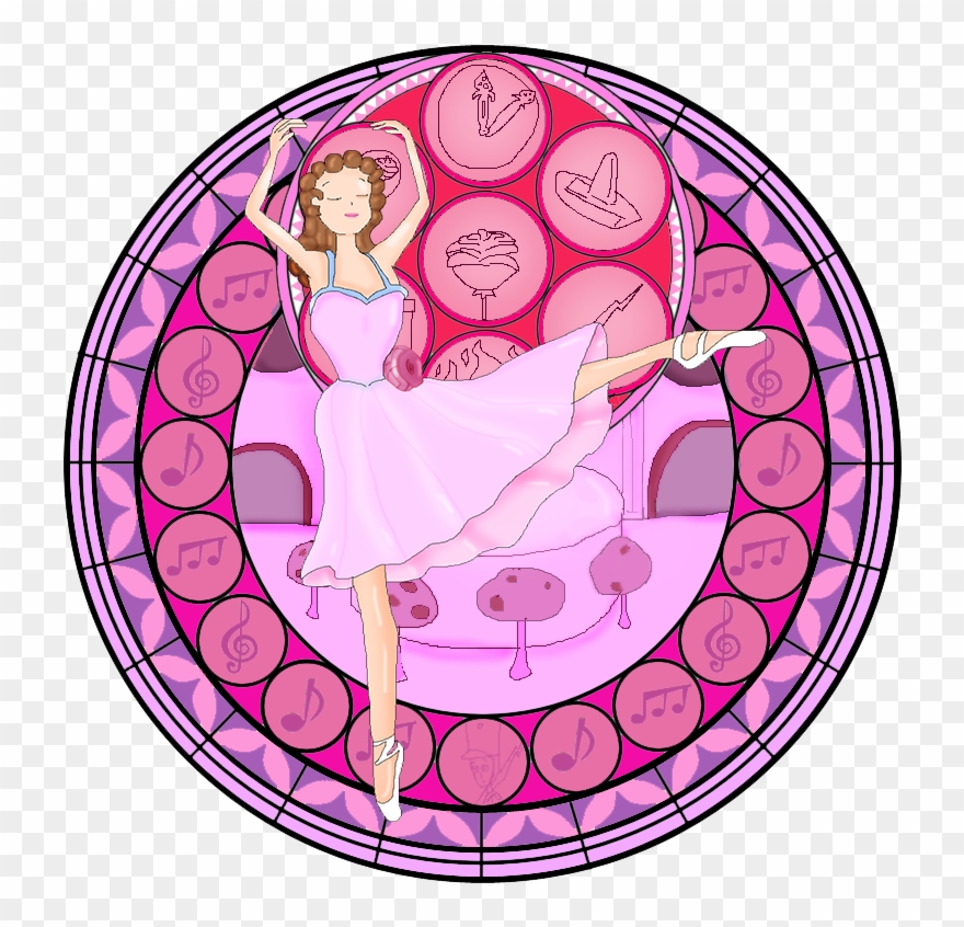 Kingdom Hearts Stained Glass Clipart
