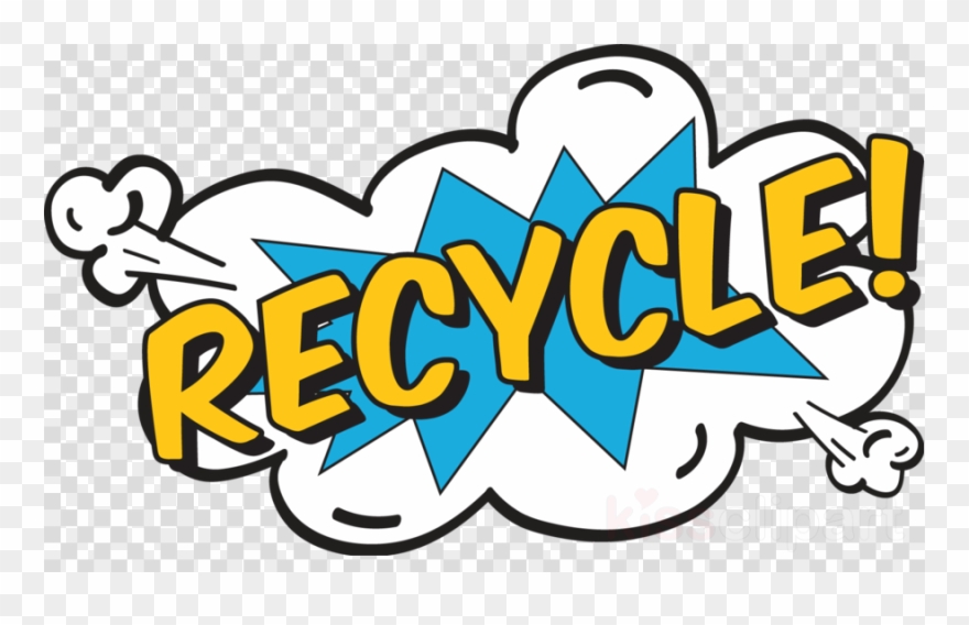 Recycle Word Art Clipart Recycling Clip Art - Recycle Word - Png Download