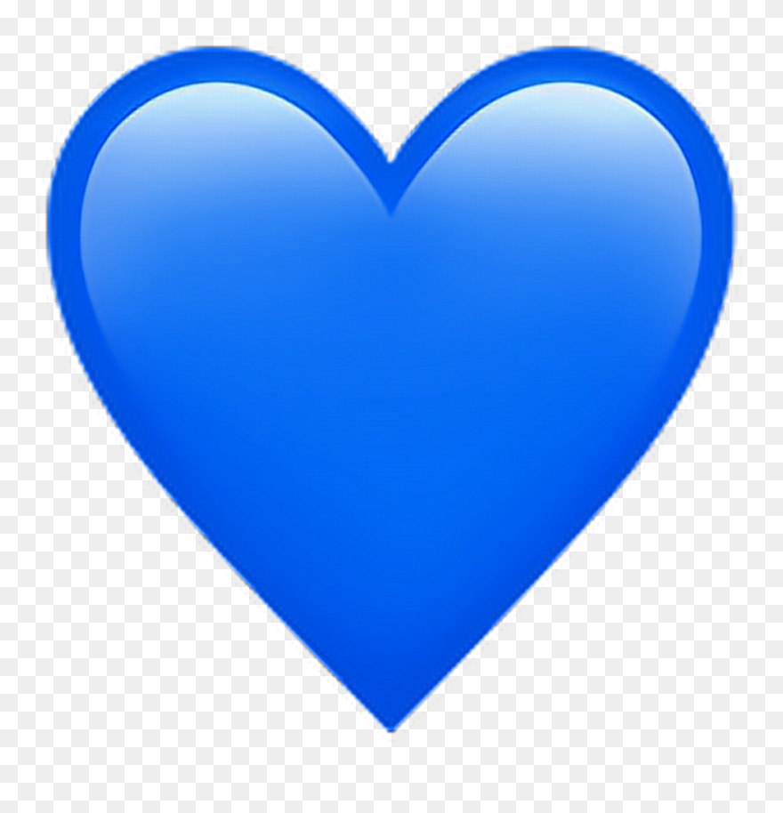 Discover The Coolest Blueheartemoji - Iphone Heart Emojis Transparent Clipart