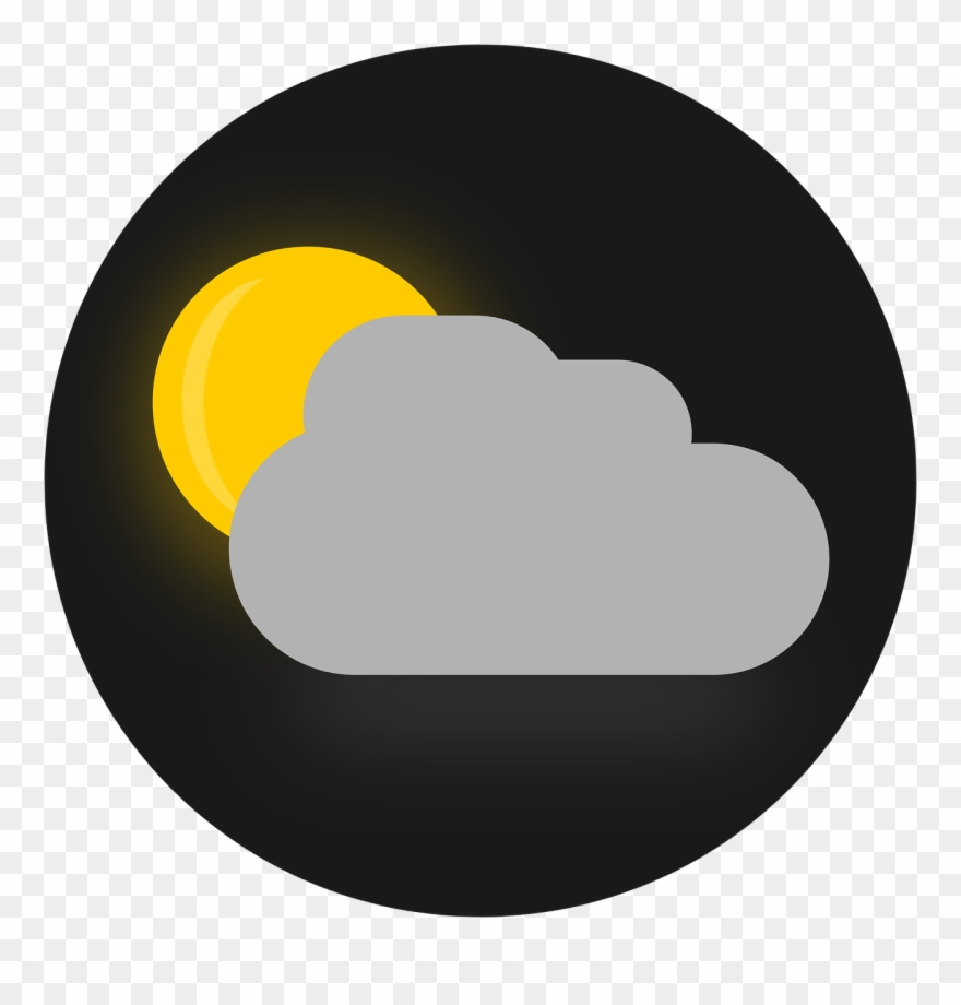 Sun Clouds Icon - ไอคอน พระอาทิตย์ Png Clipart