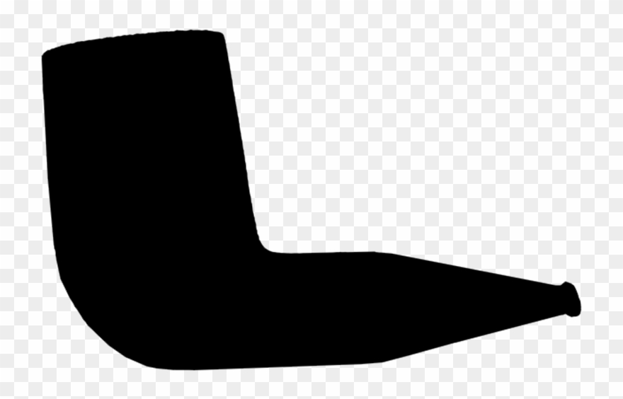 Nosewarmer Silhouette - Tobacco Pipe Clipart