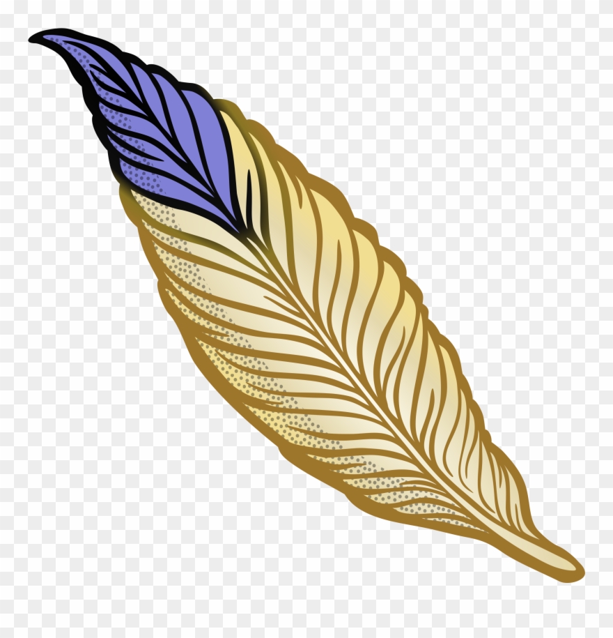 Big Image - Transparent Feather Clipart - Png Download
