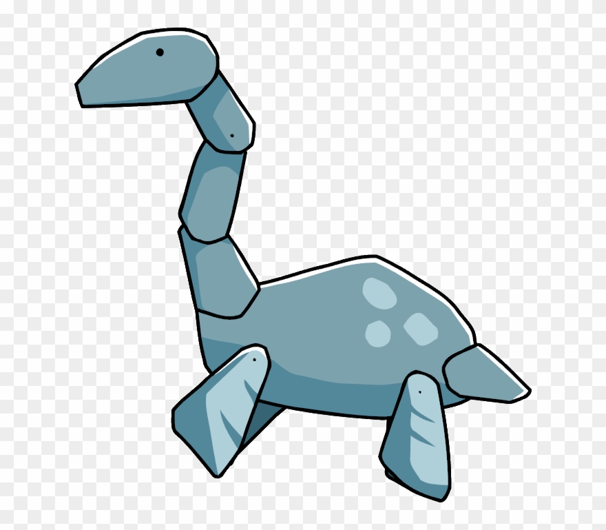 Plesiosaurus Su - Scribblenauts Loch Ness Monster Clipart
