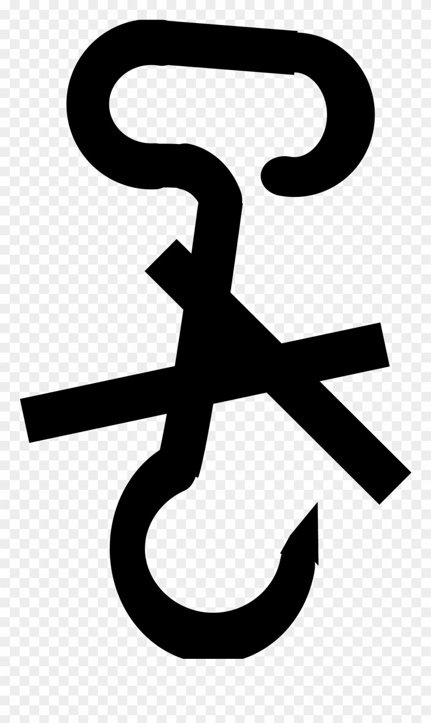 Lan Cliparts 24, Buy Clip Art - Do Not Use Hook Symbol - Png Download