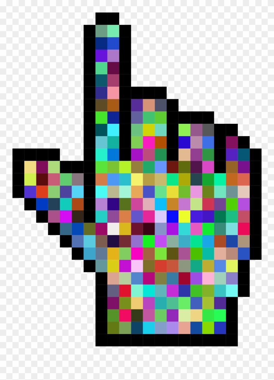 Big Image - Hand Cursor Grid Clipart