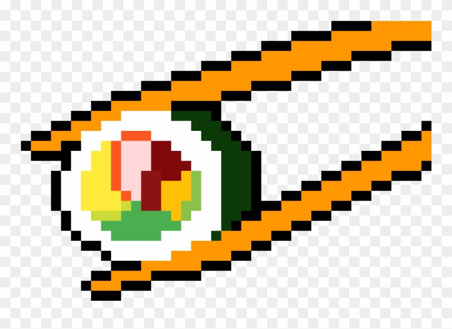 Sushi, With Chopsticks - Mm25: Mega Man And Mega Man X Official Complete Works Clipart