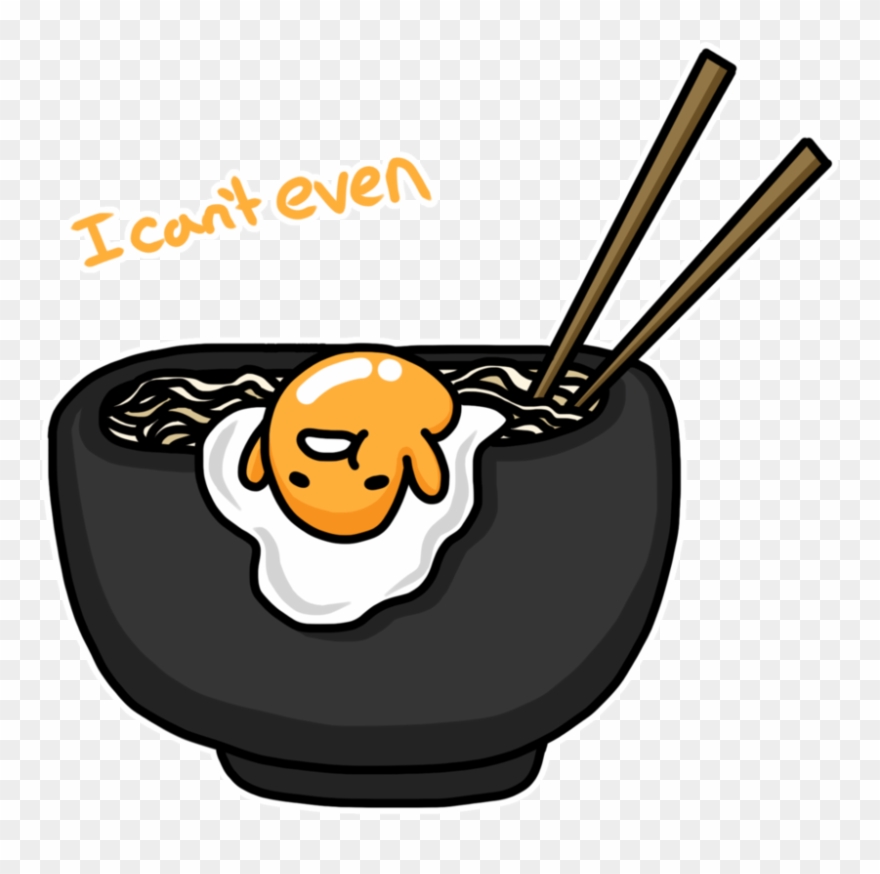 Chopsticks Transparent Gudetama - T-shirt Clipart
