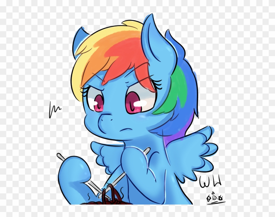 Rainbow Dash Mammal Vertebrate Fictional Character - Cartoon Clipart