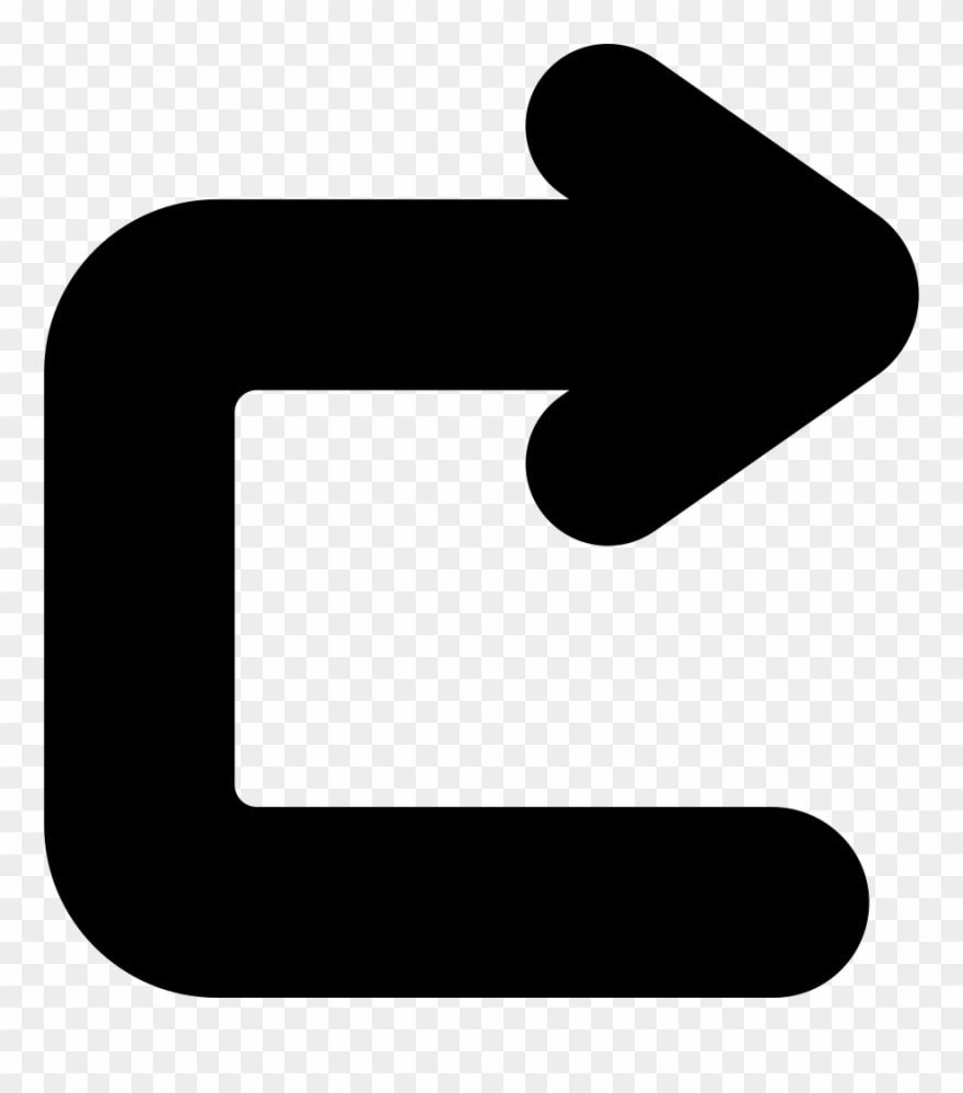 Curved Arrow Comments - Icon Clipart