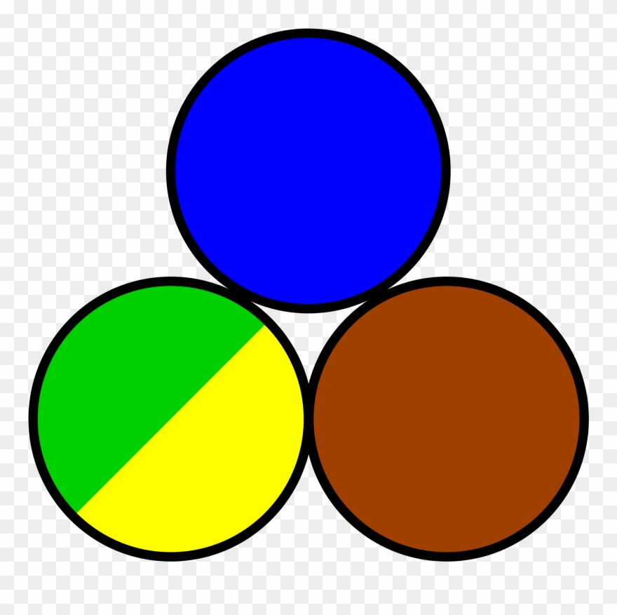 Open - Blue Green Yellow Brown Clipart