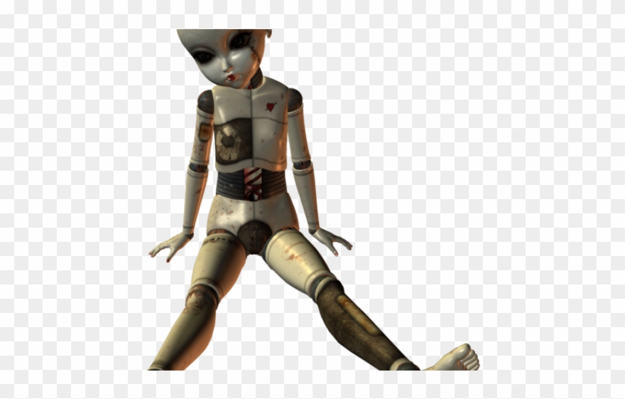 Dall Clipart Creepy Doll - Portable Network Graphics - Png Download