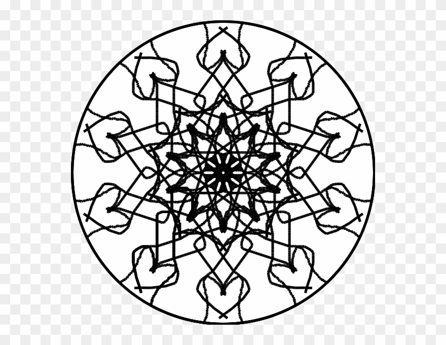 Radial Drawing Geometric Pattern Graphic Library Library - Drawing Clipart