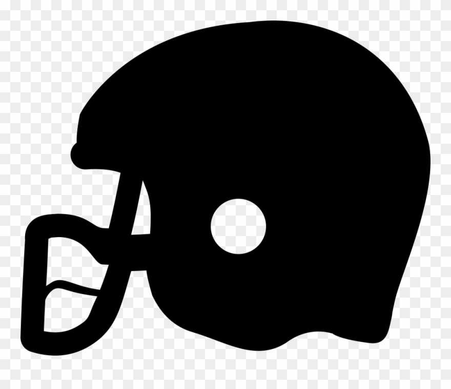 Football Helmet Rubber Stamp - Rugby Hat Vector Clipart