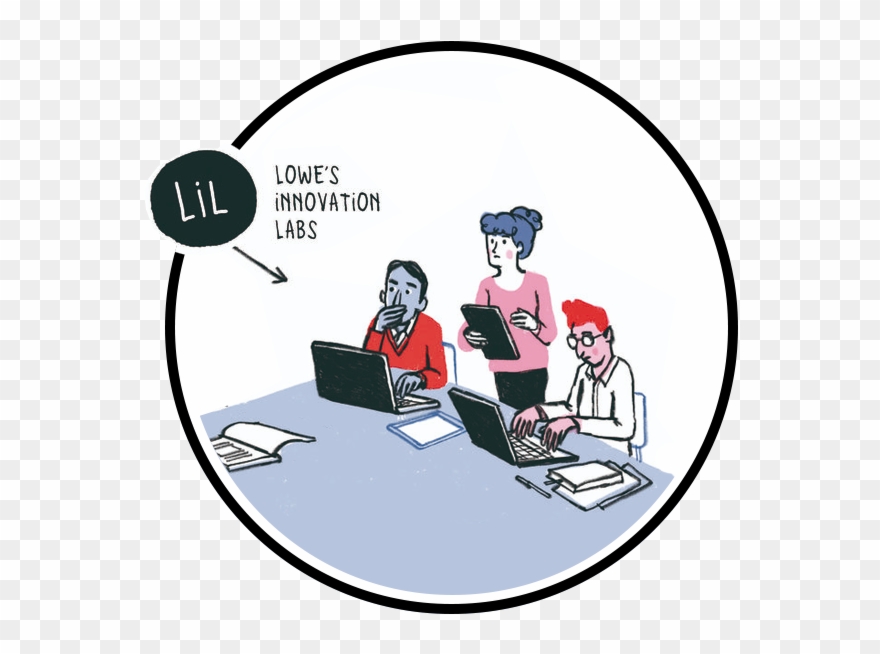 Research At The Labs - Cartoon Clipart