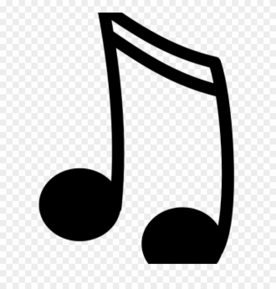 Black And White Music Notes Music Note Black And White - Nota Musical Semicorchea Clipart